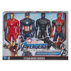 Avengers Marvel Endgame Titan Hero Series 12' Action Figures Captain America, Iron Spider, Black Panther, And Iron Man (4 Action Figures)