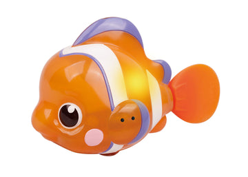 Robo Alive Junior Little Fish Bath Toy - Battery-Powered, Orange Fish, Perfect for Babies & Toddlers, Fun Bathtub Water Toy