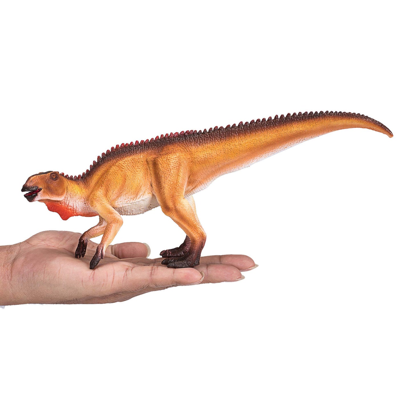Mojo Deluxe Mandschurosaurus Duck-Billed Realistic Dinosaur Hand Painted Toy Figurine, 9.8 X 2.8 X 4.3