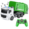 CALEST 2.4Ghz Remote Control Garbage Truck Toys,1/24 RC Garbage Truck with 6 Channel Remote Control Waste Management Garbage Tru