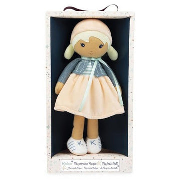 Kaloo Tendresse Fabric Doll Chloe - 12.5" Machine Washable, Microvelours, Ages 0+, Model K963660