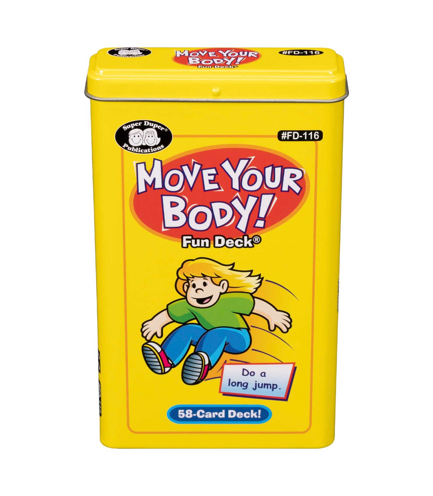 Super Duper Publications | Move Your Body Fun Deck | Occupational Therapy Flash Cards | Educational Learning Materials For Child