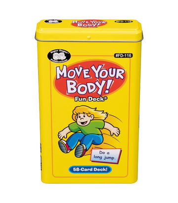 Super Duper Publications | Move Your Body Fun Deck | Occupational Therapy Flash Cards | Educational Learning Materials For Child
