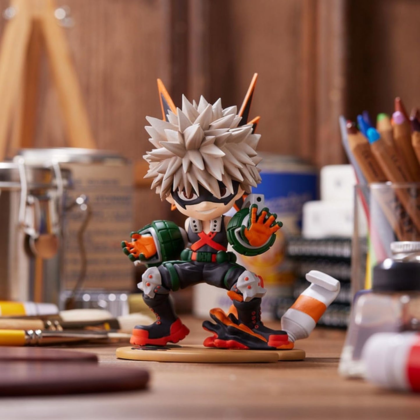 Bushiroad Creative My Hero Academia: Katsuki Bakugo Palverse Pvc Figure