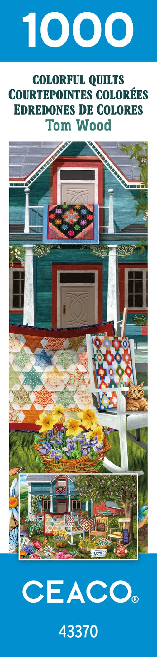 Ceaco - Colorful Quilts - 1000 Piece Jigsaw Puzzle
