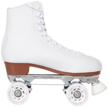 Chicago Skates Women'S And Girl'S Precision Rink Skate, White, 10