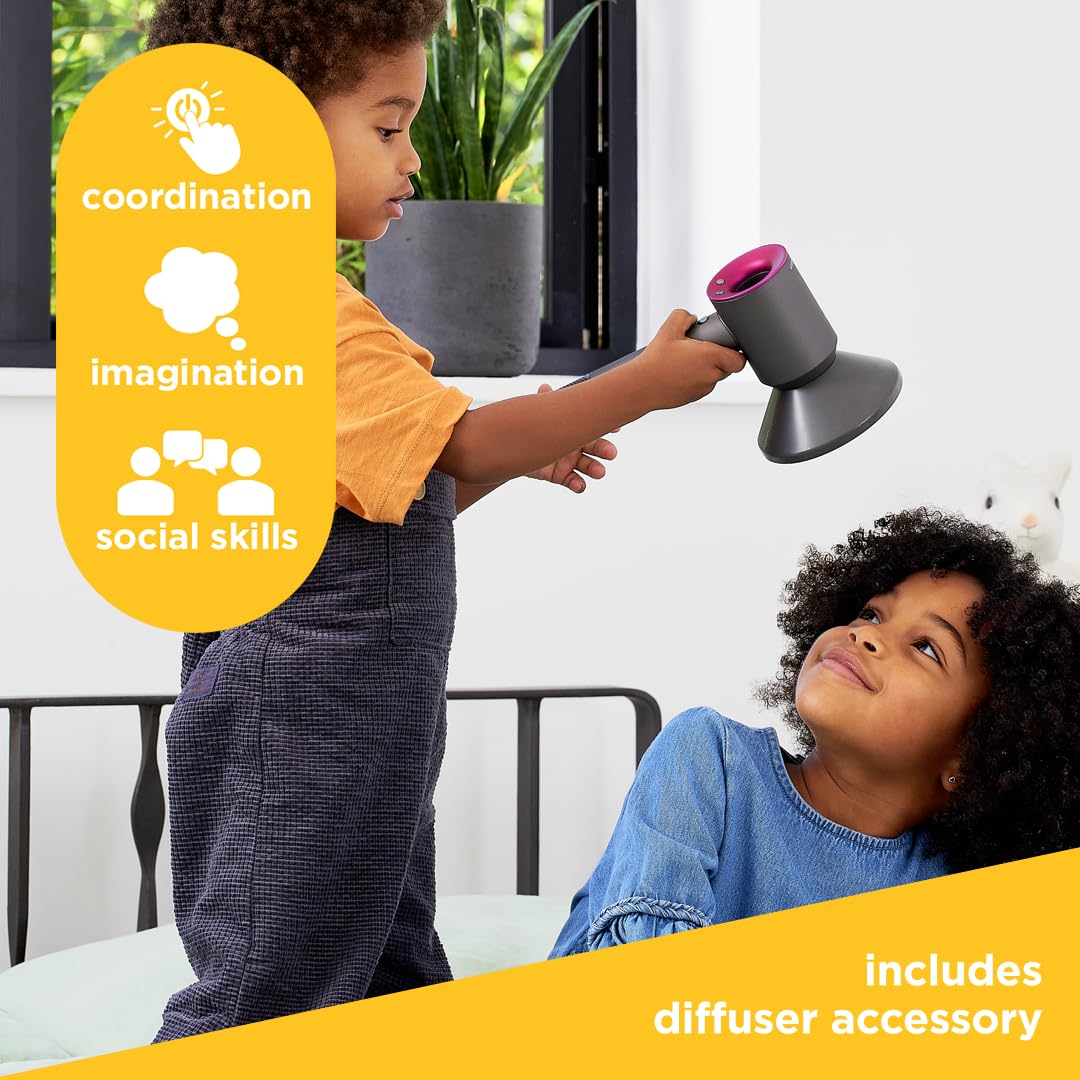 Casdon 73252 Dyson Supersonic Styling Set | Interactive Toy Hairdryer For Children Aged 3 Years & Up | Looks And Works Like The