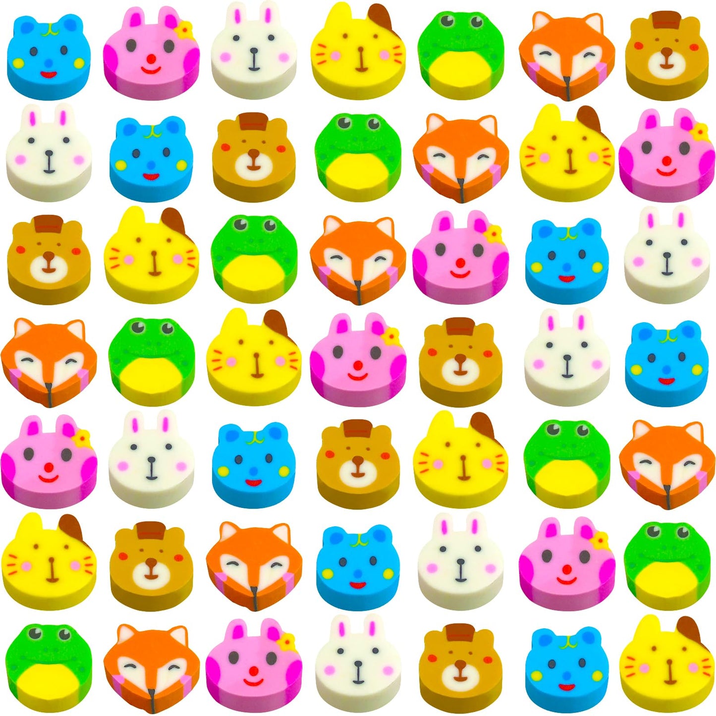 300 Pieces Mini Erasers Assortment Mini Erasers For Kids Bulk Animal Erasers Kids Erasers Mini Bulk Bunny Erasers Mini Pencil Er