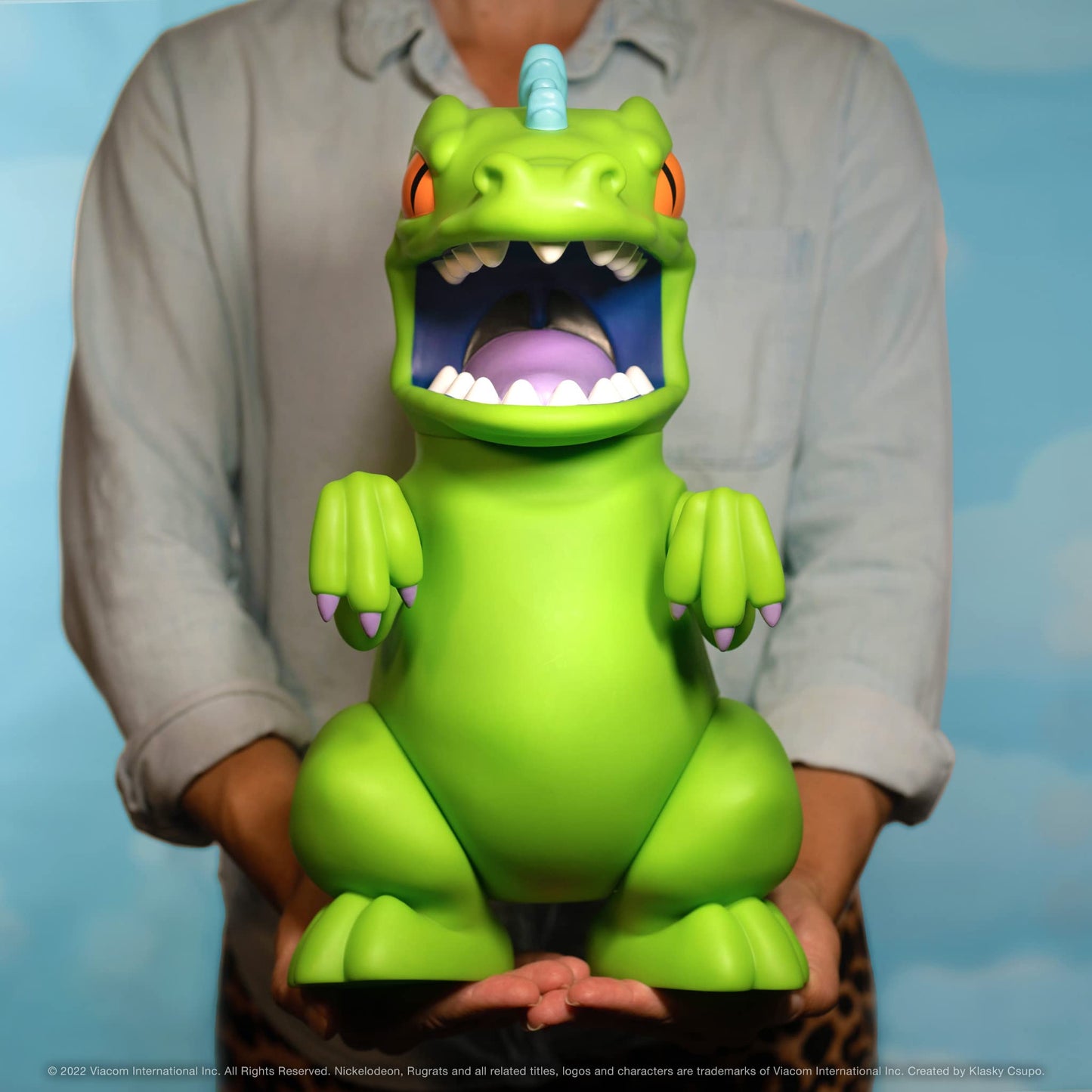 Super7 Supersize Rugrats Reptar - 16' Rugrats Action Figure Classic Cartoon Collectibles And Retro Toys
