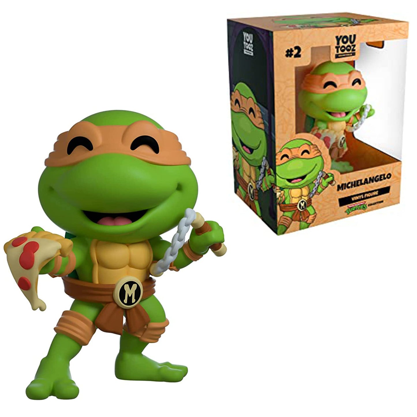 Youtooz Teenage Mutant Ninja Turtles Michelangelo 4.2', Michelangelo Vinyl Figure, Collectible Michelangelo From Tmnt By Youtooz Tmnt Collection