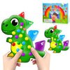 Glmzz Dinosaur Color Sorting Sensory Toys For Toddlers-Montessori Fine Motor Skills Game, Calm Down Fidget Learning & Educationa