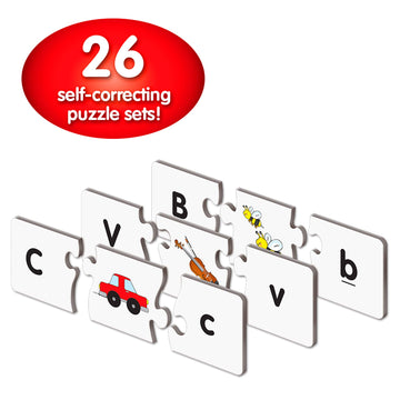 The Learning Journey: Match It! - Upper & Lower Case Letters, Alphabet Puzzles For Kids Ages 3-5, Abc Puzzle Letter Game, Alphabet Learning Award Winning Educational Toys