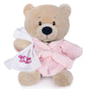 My Oli 9'' Teddy Bears Cloth Bear Stuffed Animal Plush Toys Bear Dressed In Bathrobe With Soothing Towel Get Well Soon Sleepi