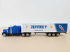 MT WORLD Personalized Toy Truck with Name Custom Semi Truck Toy Tonka Container Car Carrier for Little Boys Birthday