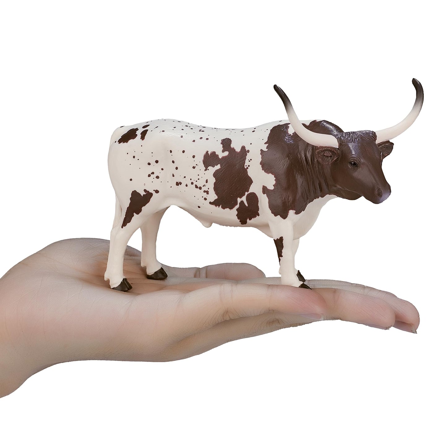 Mojo - Realistic Farm Animal Figurine, Texas Longhorn Bull