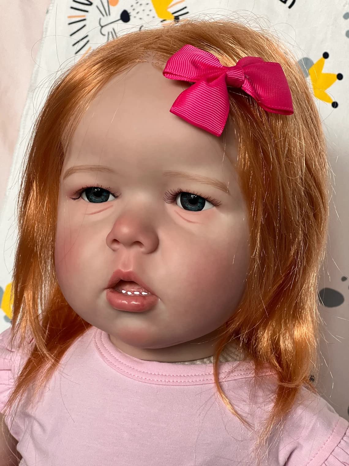 Pinky Reborn Silicone Reborn Toddler Dolls 28 Inch 70 Cm Girl Real Looking Dolls With Filling Pp Cotton Bebes Soft Touch Cuddly