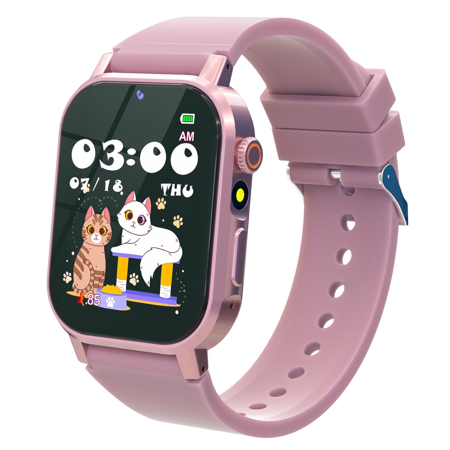 Kids Smart Watch With 32 Games Gift For Girls Age 3-12 Smart Watch For Kids With Touch Screen,Video,Camera,Music Player,Pedomete