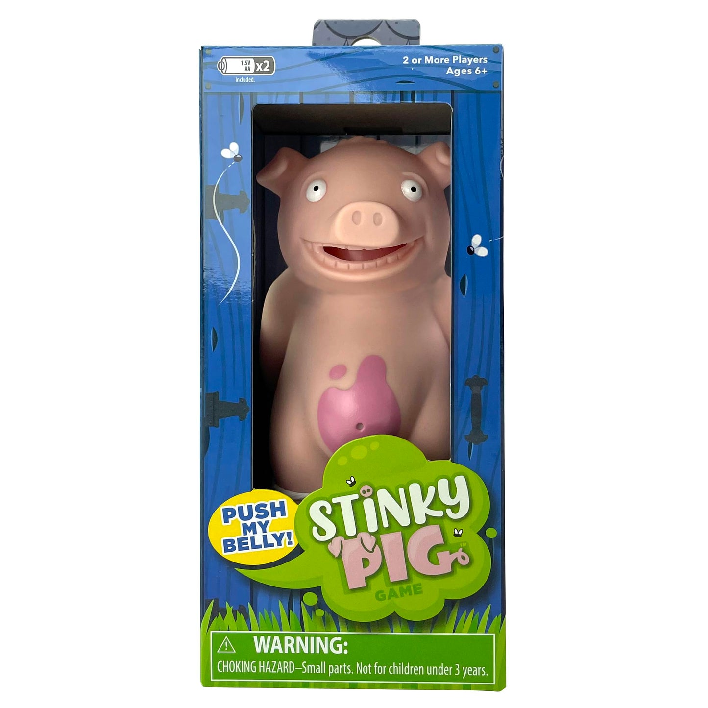 Playmonster Stinky Pig Game — Fast, Musical Active Kids Game With Funny Sounds, Roll The Dice And Pass Him Fast Before He Toots — For Kids Ages 6 And Up
