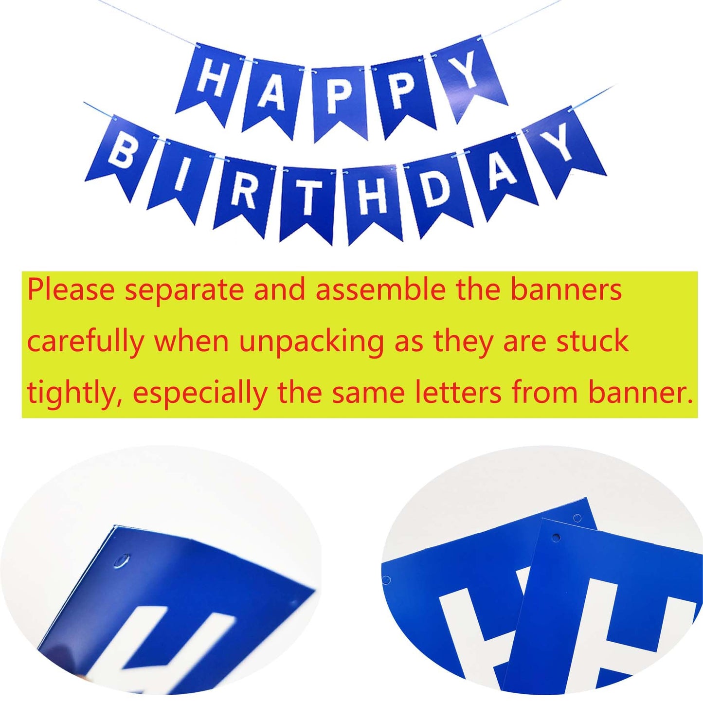 JumDaQQ 17th Birthday Party Decorations - Blue Banner, Star Foil & Confetti Balloons for Boys, Model JD-17th-blue-31