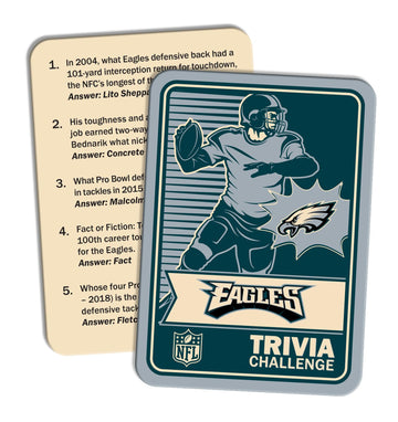 MasterPieces Game Day - NFL Philadelphia Eagles - Team Trivia Challenge Officially Licensed