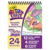 Crayola Trolls Color & Erase Sticker Activity Pad, 12 Reusable Trolls Coloring Pages & 100 Stickers, Gift