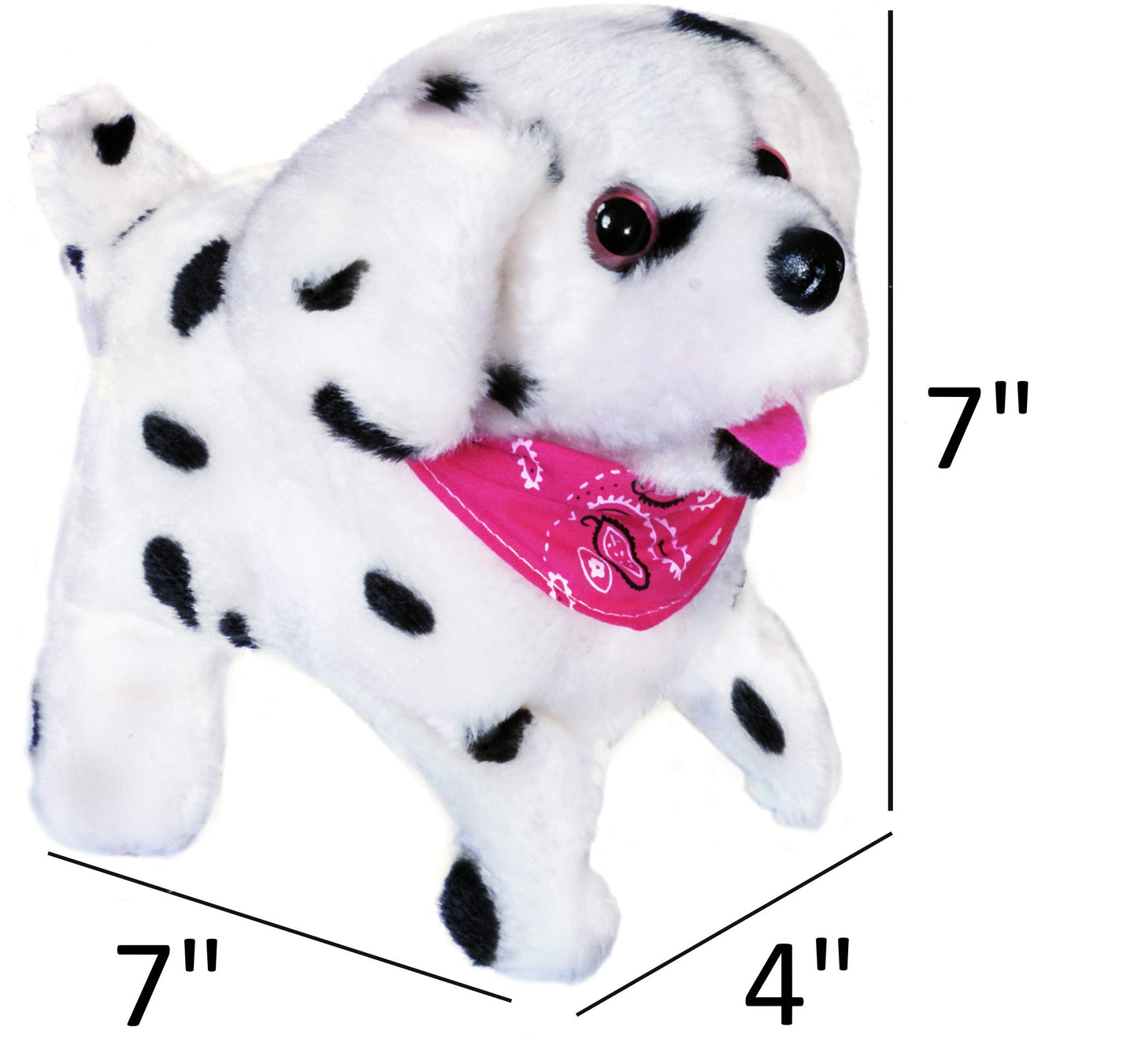 Haktoys Flip Over Puppy Battery Powered Dog Somersaults Walks Sits Barks For Animal And Pet Loving Toddlers & Kids
