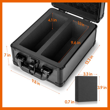 Old Canal Graded Card Storage Box, Psa Slab Case Holder For Graded Cards, Top Loaders Trading Card Storage Hard Case For Sports