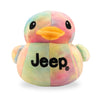 Jeep Stuffed Animal Plush Duck - Tie Dye, Small, Polyester, Model 1308.240017 - Perfect for Enthusiasts