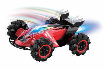 Lexibook, Crosslander Fire, Remote-Controlled car, up to 12km/h, 4 Wheel Drive, Smoke Jet, Light and Sound Effects, Music, Remot