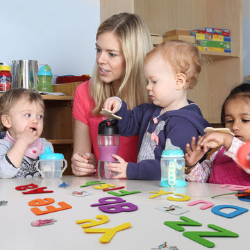 Craftstory 130 Pcs Alphabet Letters-Felt Flannel-Board For Toddlers Abc Learning Toys Uppercase Lowercase Flashcards Preschool S