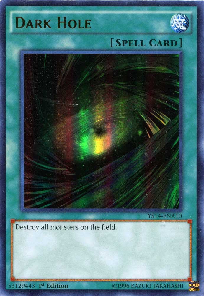 Yu-Gi-Oh! - Dark Hole (Ys14-Ena10) - Space-Time Showdown Power-Up Pack - 1St Edition - Ultra Rare