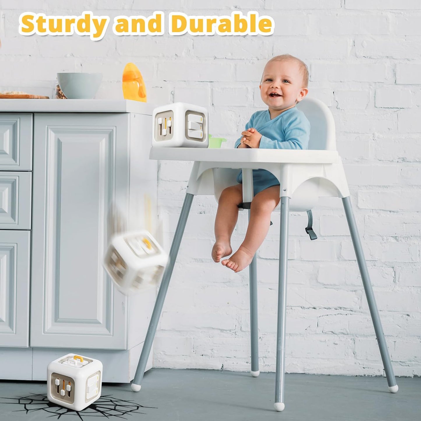 Montessori Toys For 1 Year Old Boy, Busy Cube Toys For Toddler 1-3||Travel Toy For 12-18 Months Baby|Busy Activity Cube For Fine