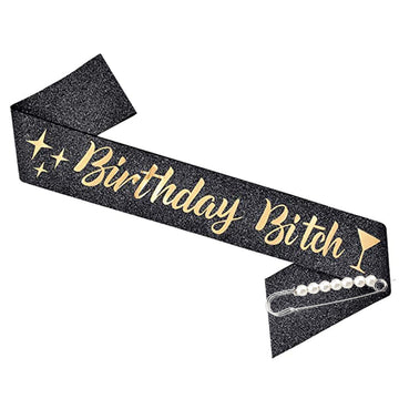 Birthday Tiaras And Crowns For Women Girls, Birthday Decorations Sash Crystal Tiara Party Supplies