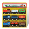 Woodenedu Wooden Train Sets For Toddlers, 9 Pcs Train Toy Magnetic Sets Fits Brio, Thomas, Melissa And Doug, Kids For Boys Girls