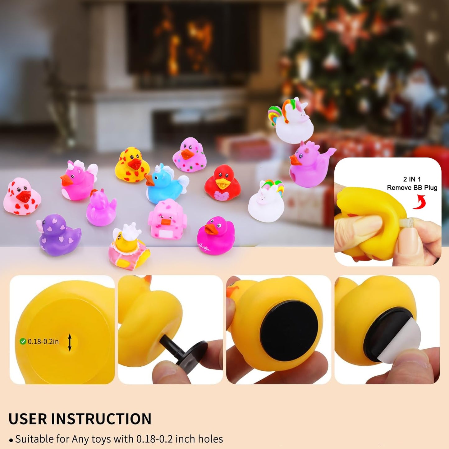 Rubber Ducks Toy Duckies For Girls,12Pack Ducking Pink Rubber Duck In Bulk, Ducks For Unicorn Ducks Baby Bath Toys, Birthday Par