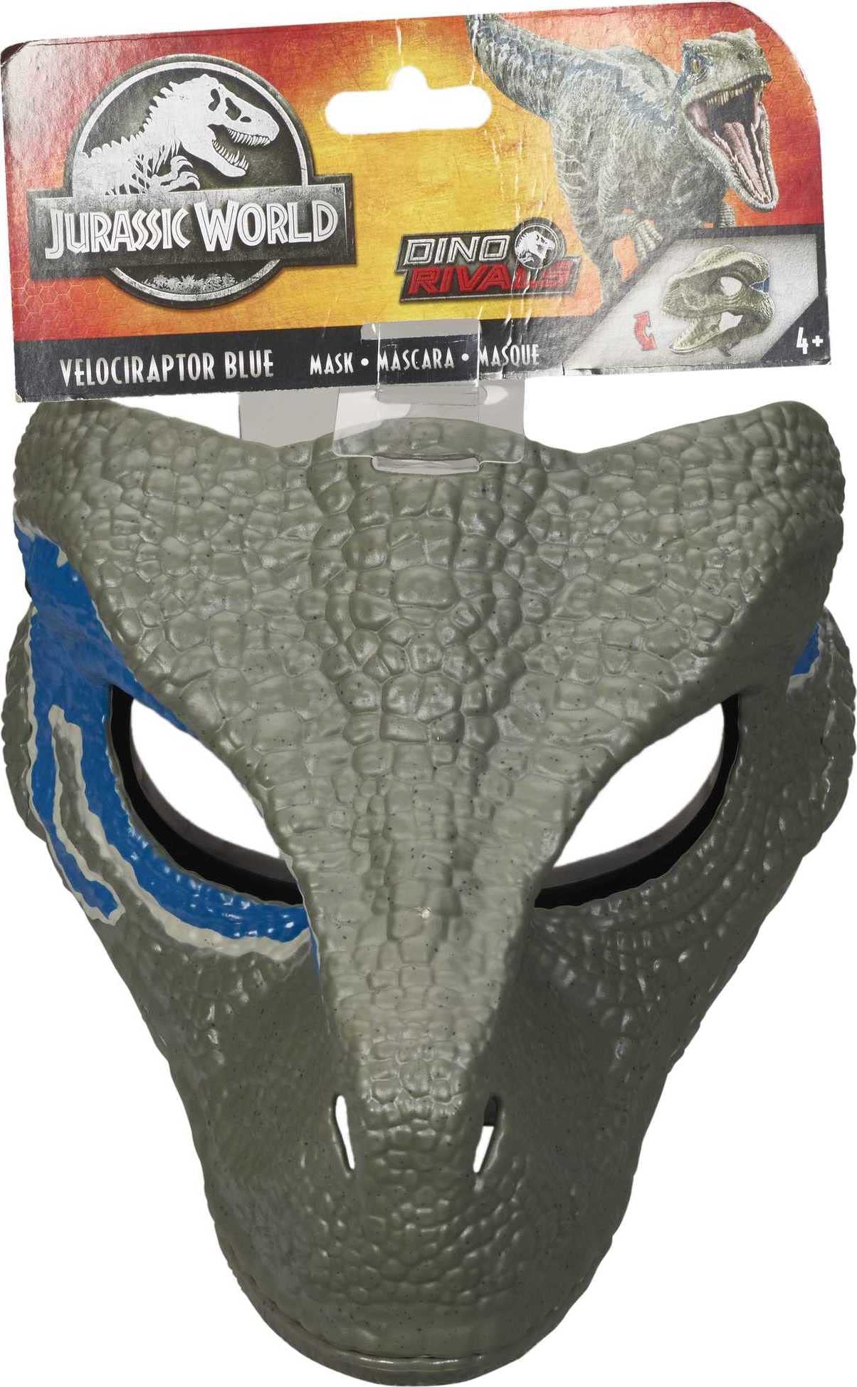 Jurassic World Dominion Movie-Inspired Dinosaur Mask With Opening Jaw, Realistic Texture And Color, Eye And Nose Openings And Se