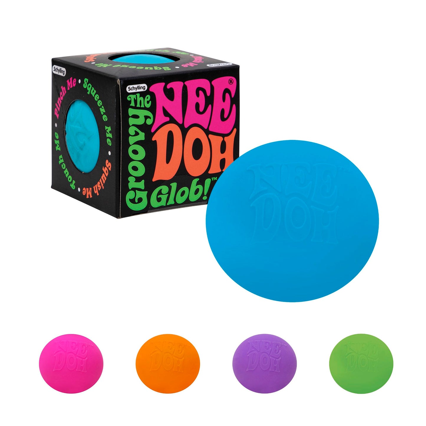 Schylling Needoh Original - Sensory Fidget Toy - Assorted Colors - Ages 3 To Adult , 1 Count ( Pack Of 1)