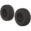 ARRMA 1/10 dBoots Fortress SC 2.2/3.0 Pre-Mounted Tires, 14mm Hex, Black (2), ARAC9630