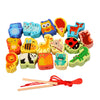 STYLEHEAVEN Wooden Bead Threading Toy Gifts Wooden Lacing Toy for Children Kids Toddlers Animal