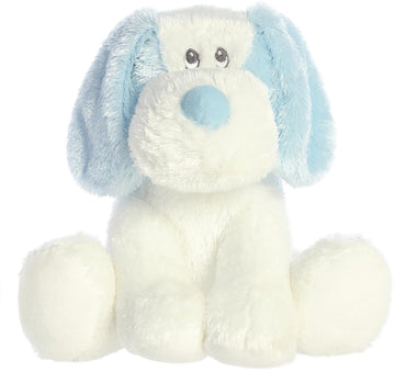 Aurora® Playful Scruff™ Baby Stuffed Animal - Soft Blue Toy, 9 Inches, Polyester, Model 20589