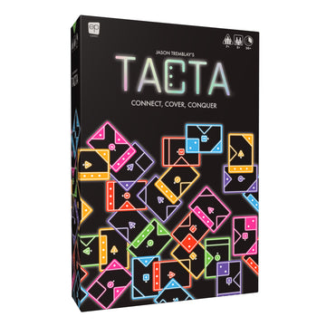 USAOPOLY TACTA Card Game, Fast-Paced Strategic Shape Matching Party Game for All Ages, Connect, Cover & Conquer to Win - Unique