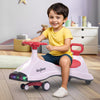 Baybee Primo Swing Cars For Kids | Twister Ride On Baby Car With 360 Steering, Rgb Lights & Music | Push Rideons Toy Kid Car Wit