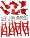 Rcarmumb Upgrades Part for 1/10 Slash 4x4 VXL,Stampede 4X4 VXL,Rustler 4X4 VXL,Hoss 4X4 VXL,Alloy Front Rear Suspension Arm & St