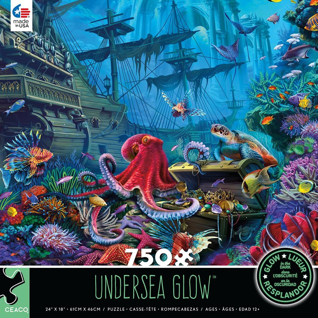 Ceaco - Undersea - Glow - 750 Piece Jigsaw Puzzle