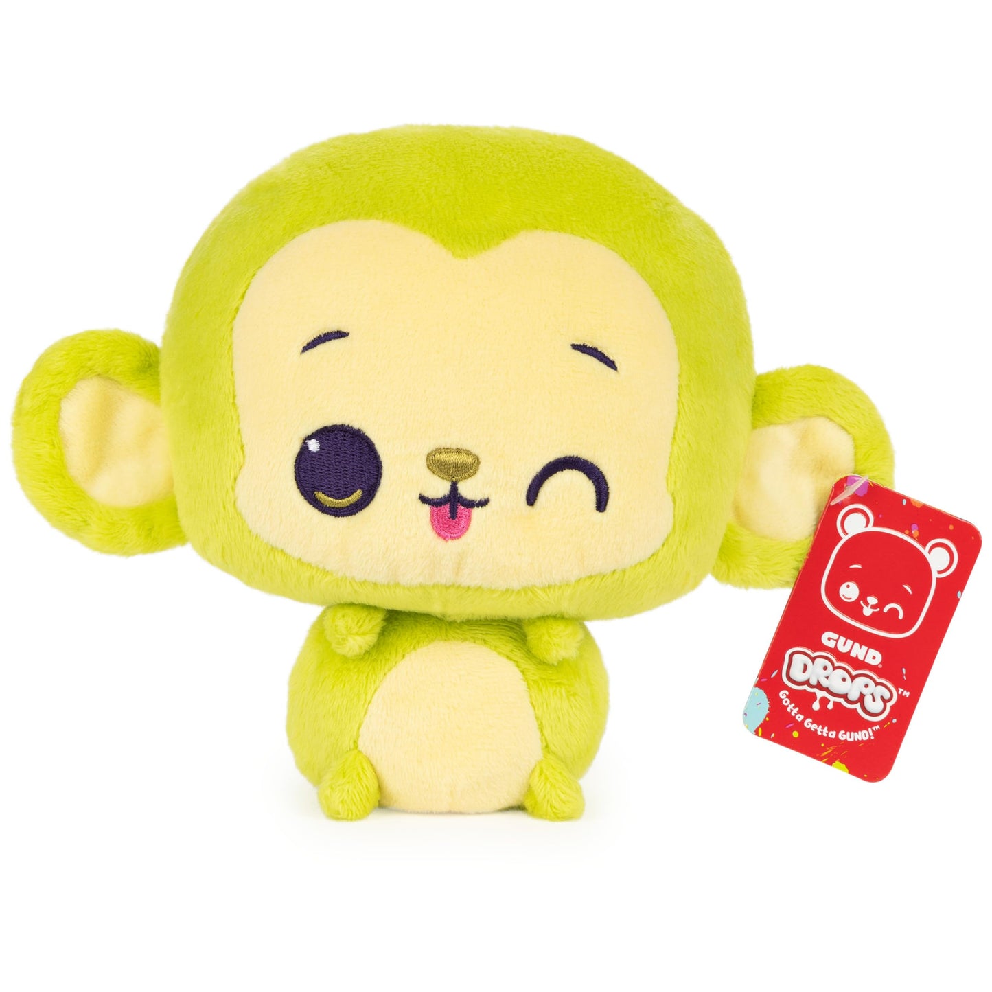 GUND Drops Joey Bananas Expressive enhanced Stuffed Animal Soft Plush Pet Green 6