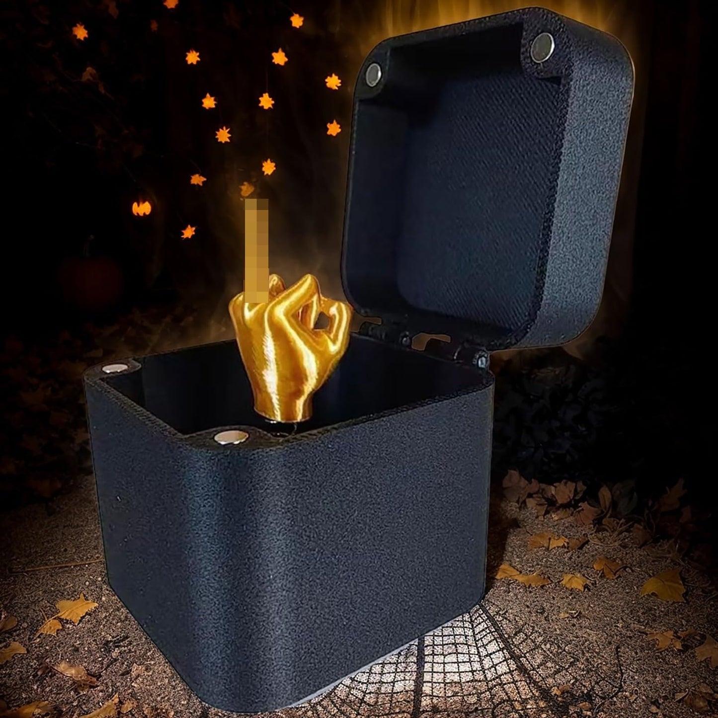 Exqdynm Surprise Finger Gift In A Box - Annoying Yet Fun Gag Gift. Spoof Hand Prank Pop-Up Box Christmas Novelty Fun Prank Gift