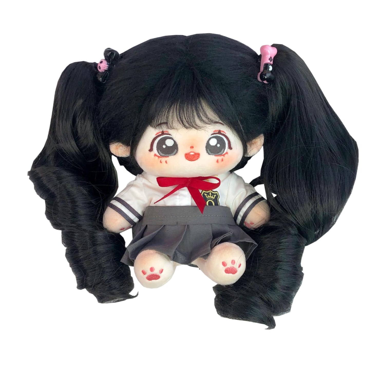 Calembou Plush Doll, 20Cm Cute Cotton Doll With Skeleton, Anime Plushies Soft Stuffed Dress Up Doll, Kawaii Plush Toys Gift Come