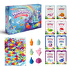 The Fidget Game SquishyLand Educational Toy Set - Rainbow Reef, Silicone Mochi Squishies, Board Game for 2-6 Players, Multi-Color