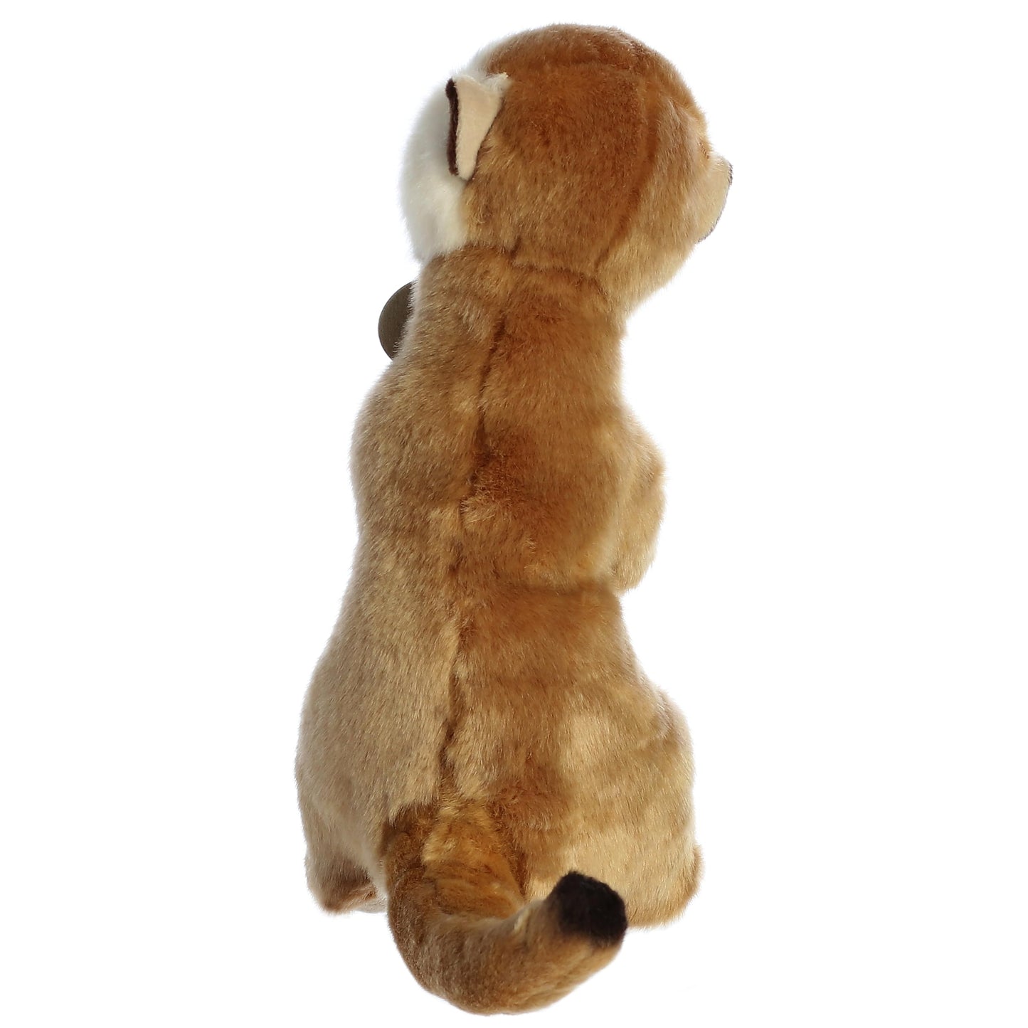 Aurora Miyoni Meerkat Plush Toy, 10 inches, Brown, Soft Plush Material, Model 26228