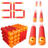 Tormen Mega Darts Refill Pack Compatible For Nerf Mega Series, Red 36Pcs